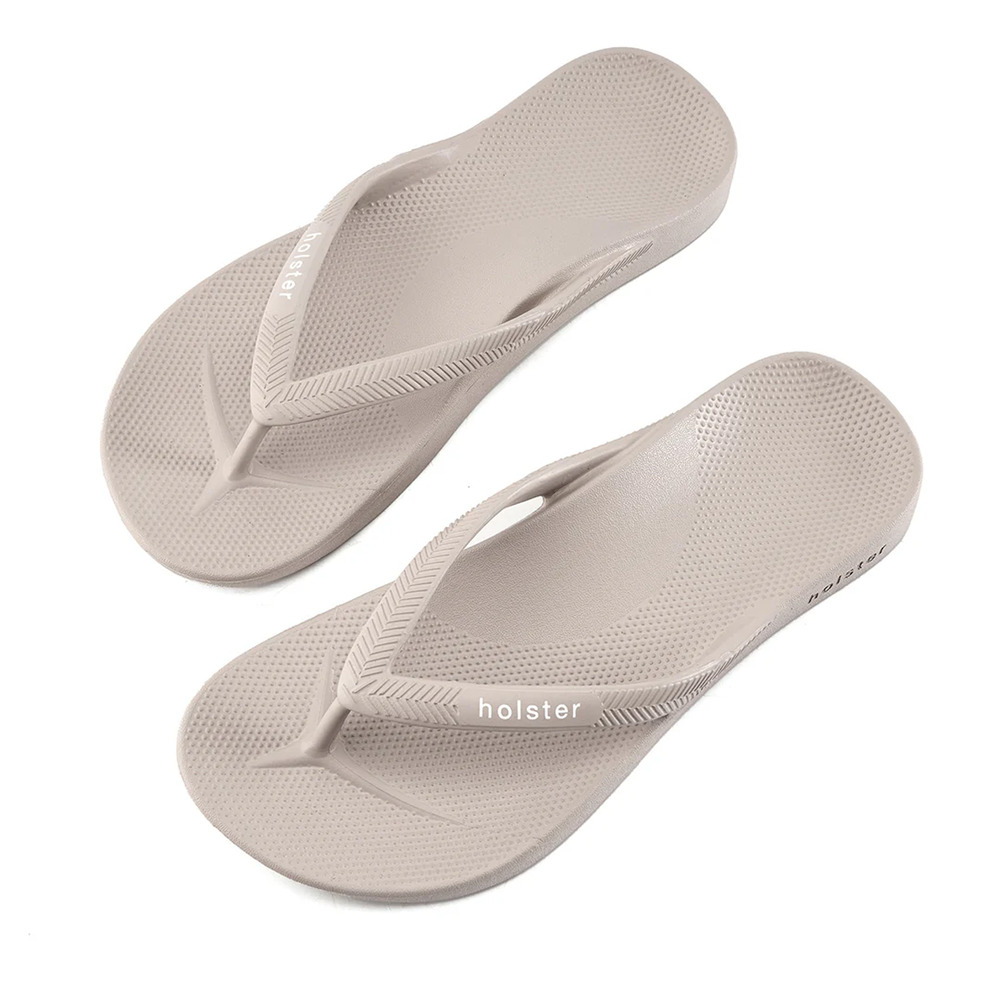 NEW Holster Islander Women's Sand Beige Slip On Lightweight Thong Flip Flops 9